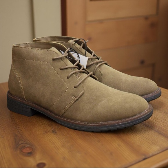 NWT Goodfellow & Co Jerad Chukka Chelsea Vegan Suede Ankle Boots Lace Up  | 9.5 - Picture 10 of 12